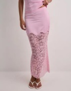 Nelly - Rosa - Satin Lace Skirt