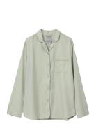 Lexington Home Hotel Women's Organic Cotton Sateen Pajama Grön