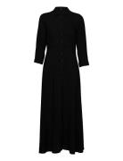 YAS Yassavanna Long Shirt Dress S. Noos Svart