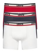 Levis Men Sprtswr Logo Boxer Brief Boxerkalsonger White Levi´s