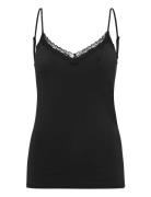 Pieces Pckate Lace Singlet Jrs Noos Svart