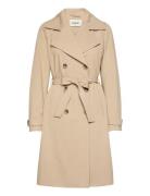 Hiro Jacket Trench Coat Rock Beige Modström