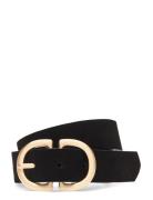 Pcjuva Suede Jeans Belt Noos Bälte Black Pieces