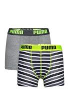 PUMA Puma Boys Basic Boxer Printed Strip Multi/patterned