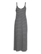 Vidarling S/L Maxi Dress - Noos Maxiklänning Festklänning Black Vila