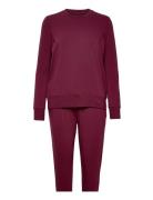 Decoy Bamboo Night Set Pyjamas Burgundy Decoy