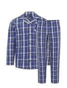 Pyjama 1/1 Woven Pyjamas Blue Jockey