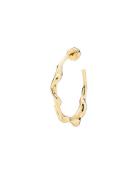 Nuri Accessories Jewellery Earrings Hoops Gold Maria Black