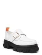 Biaginny Velcro Loafer Loafers Låga Skor White Bianco