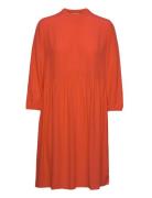Dresses Light Woven Kort Klänning Orange Esprit Casual