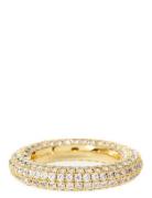 The Pavé Amalfi Ring-Gold- 8 Ring Smycken Gold LUV AJ
