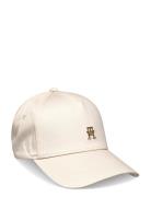 Th Contemporary Cap Accessories Headwear Caps Beige Tommy Hilfiger