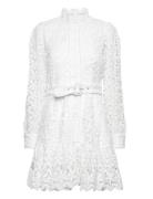 Slfsilja Ls Embroidery Short Dress Solid Kort Klänning White Selected ...