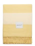 GANT Wool Blend Throw Gul