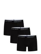 3-Pack Men Bamboo Tights Boxerkalsonger Black URBAN QUEST