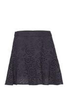 H Y - Jumbo Stitch Skirt Kort Kjol Black Rabens Sal R