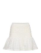 Crystal Skirt Kort Kjol White A-View
