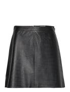 Objsalie Mw Short L Skirt 128 Kort Kjol Black Object