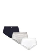 Lindex Brief 3 Pack Carin Regular Marinblå