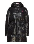 Tommy Jeans Tjw Midi Alaska Puffer Svart