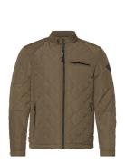 Jacket Regular Kviltad Jacka Khaki Green Replay