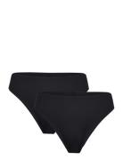 Brief Thong High Micro Free Cu Stringtrosa Underkläder Black Lindex