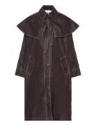 Rodebjer Ranch Coat Trench Coat Rock Brown RODEBJER
