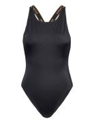 Sparkling Swimsuit Baddräkt Badkläder Black HUGO