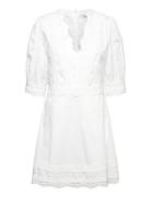 Mini Length Dress Kort Klänning White IVY OAK
