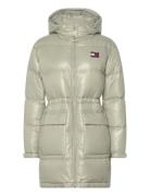 Tommy Jeans Tjw Midi Alaska Puffer Grön