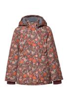Polyester Girls Jacket - Aop Floral Outerwear Softshells Softshell Jac...