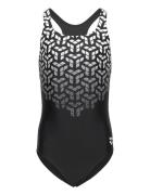 Arena Girl's Arena Kikko V Swimsuit Swim Pro Back Shocki Svart