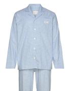 Check Pajama Set Shirt And Pants Pyjamas Blue GANT