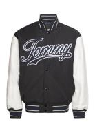 Tjm Letterman Jacket Ext Bomberjacka Jacka Black Tommy Jeans