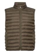 Core Packable Recycled Vest Väst Khaki Green Tommy Hilfiger