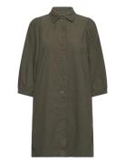 Kaffe Kaeva Corduroy Dress Khaki Green