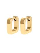 IX Studios Ix Bold Square Hoops Guld