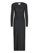 Tess L/S Dress Maxiklänning Festklänning Black Noella