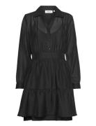 Mschjiselle Sandaya Dress Kort Klänning Black MSCH Copenhagen