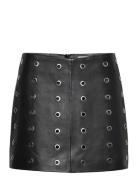 2Nd Edition Raffi - Autumn Leather Kort Kjol Black 2NDDAY