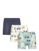 Lindex Boxer 3 Pack Hidden Elastic Ao Multi/patterned