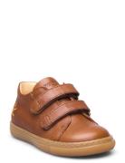 Shoes - Flat - With Velcro Låga Sneakers Brown ANGULUS