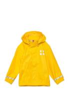 Justice 101 - Rain Jacket Outerwear Rainwear Jackets Yellow LEGO Kidsw...