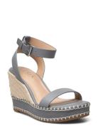 Soft Nappa-Hilarie-Es-Wed Shoes Summer Shoes Platform Sandals Grey Lau...