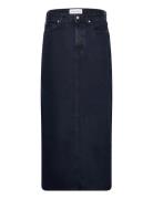Maxi Skirt Lång Kjol Blue Calvin Klein Jeans
