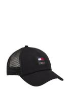 Tjm Modern Patch Trucker Cap Accessories Headwear Caps Black Tommy Hil...