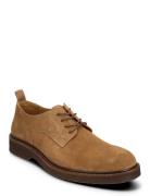 Biaerik Derby Shoe Suede Shoes Business Laced Shoes Brown Bianco