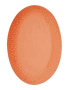 Aida Confetti Oval Dish W/Relief 1 Pcs. Giftbox Orange