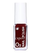 Minilack Oxygen Färg A534 Nagellack Smink Red Depend Cosmetic
