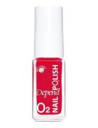 Minilack Oxygen Färg A732 Nagellack Smink Red Depend Cosmetic